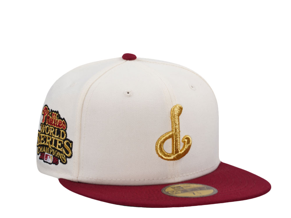 New Era Philadelphia Phillies World Series Champions 2008 Chrome Two Tone Edition 59Fifty Fitted Gorra