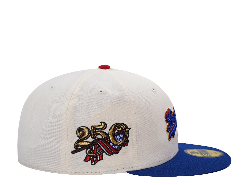 New Era Los Angeles Dodgers 250th Anniversary Chrome Two Tone Edition 59Fifty Fitted Gorra