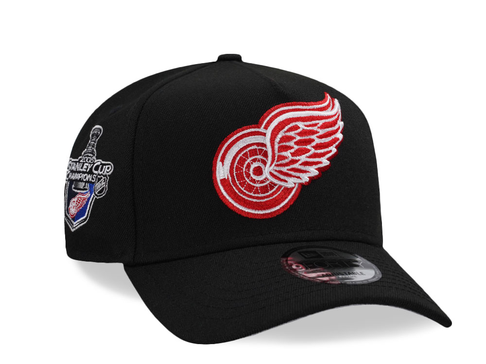 New Era Detroit Red Wings Stanley Cup Champions 2010 Black Edition 9Forty A Frame Snapback Gorra