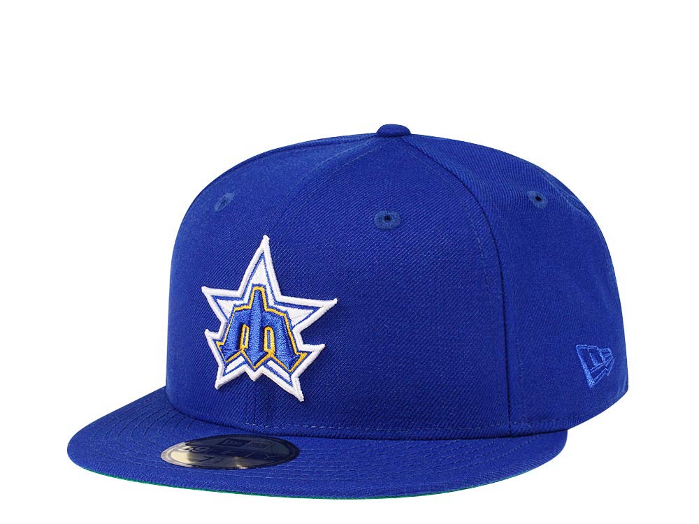 New Era Seattle Mariners Trident Throwback Edition 59Fifty Fitted Gorra