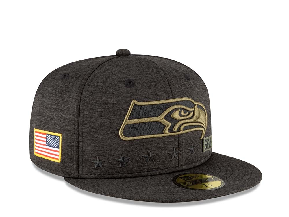 New Era Seattle Seahawks Salute to Service 2020 Fitted 59Fifty Gorra