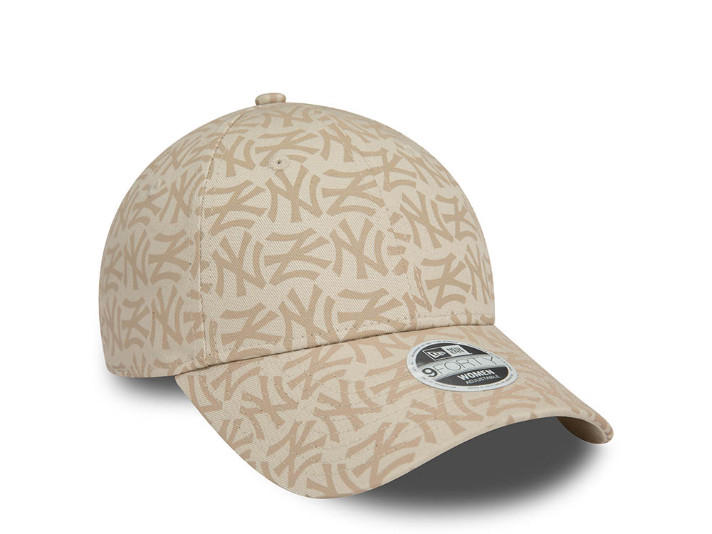 New Era New York Yankees Monogram Stone 9Forty Womens Strapback Gorra