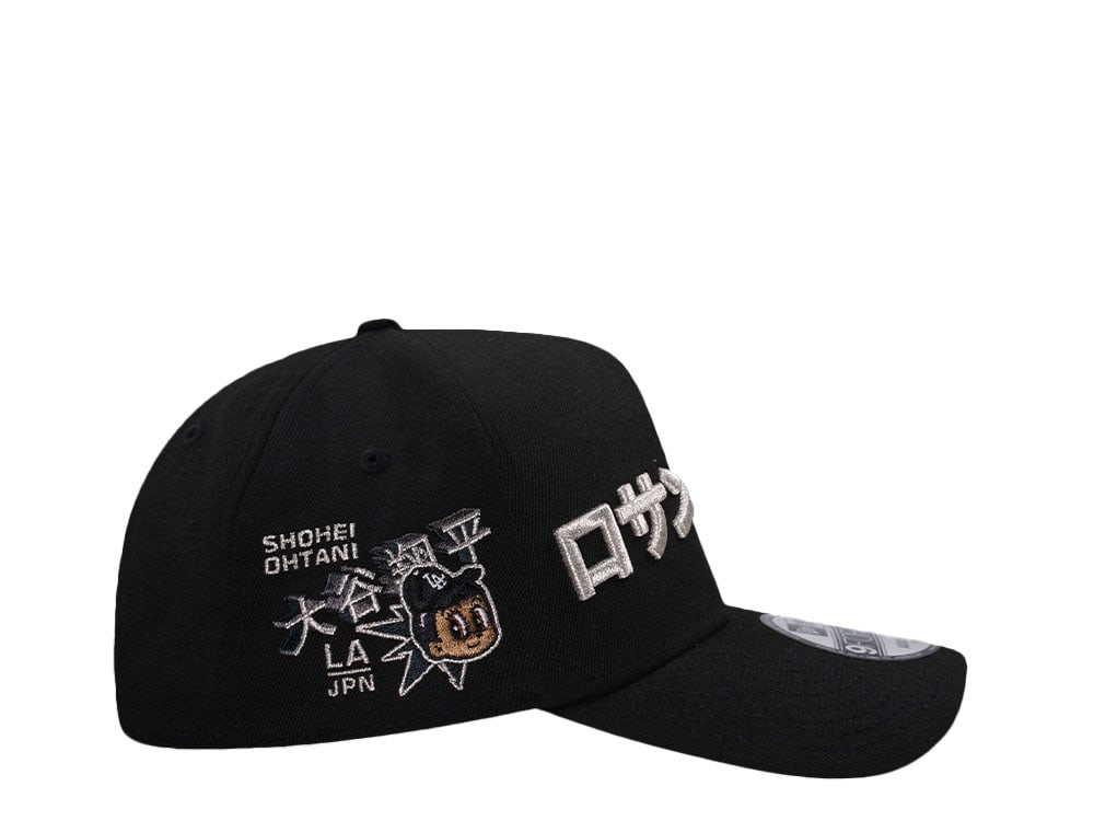 New Era Los Angeles Dodgers Ohtani Silver Black Prime Edition 9Forty A Frame Snapback Gorra
