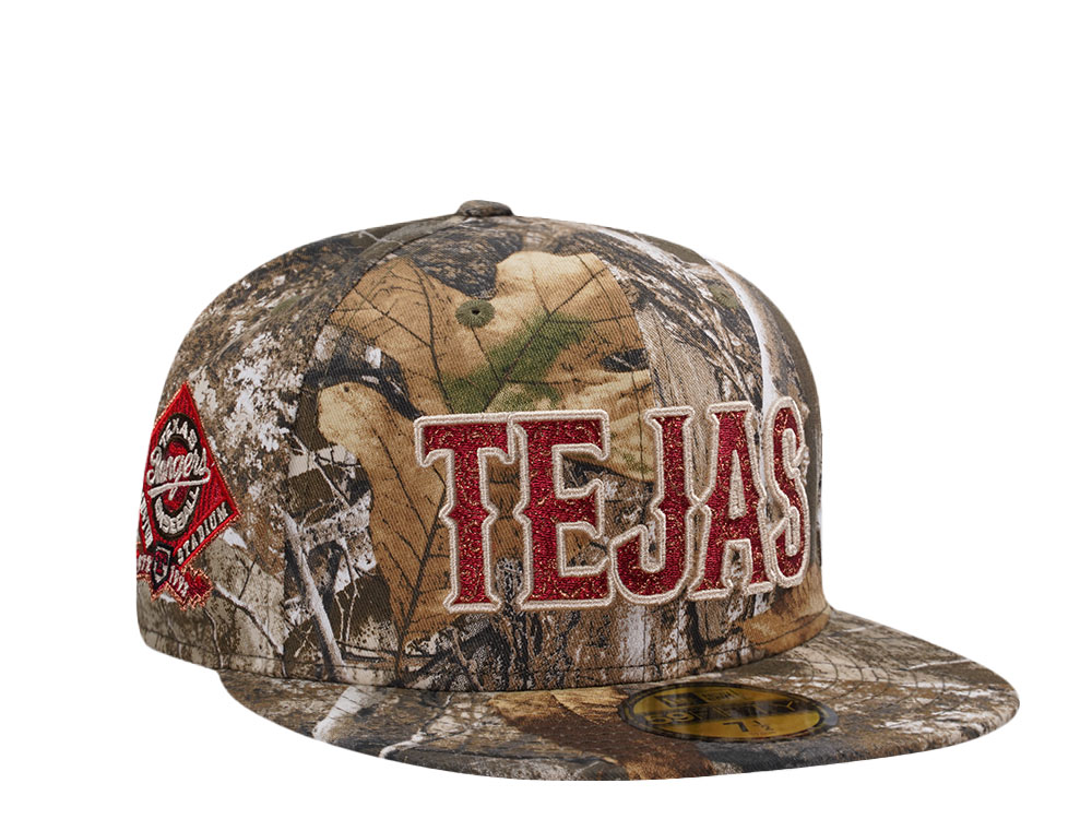 New Era Texas Rangers Arlington Stadium Realtree Prime Edition 59Fifty Fitted Gorra