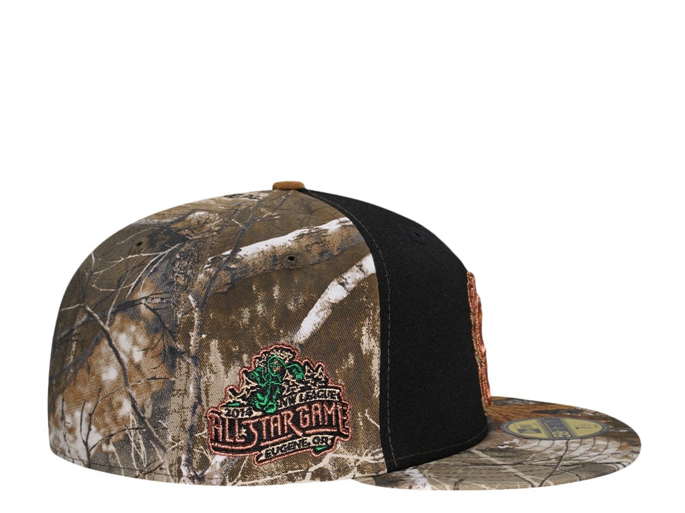 New Era Eugene Emeralds All Star Game 2014 Real Tree Outdoor Two Tone Edition 59Fifty Fitted Gorra