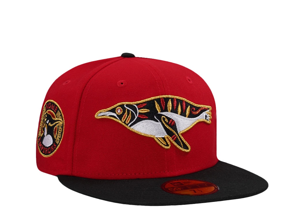New Era Rome Emperors Scarlet Red Two Tone Edition 59Fifty Fitted Gorra