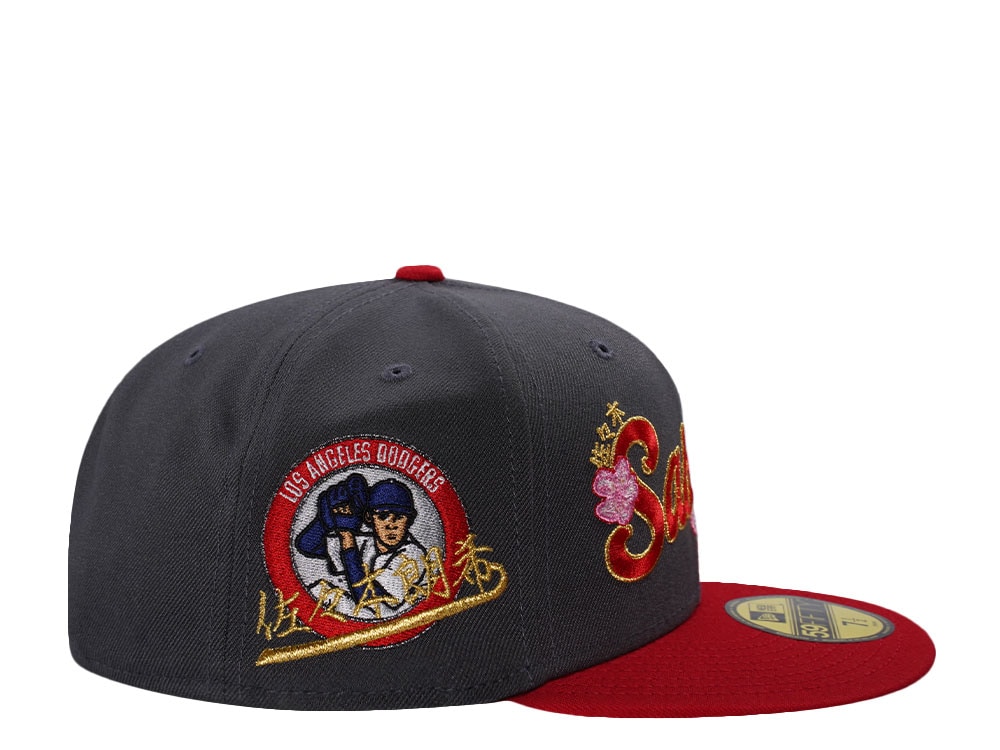New Era Los Angeles Dodgers Sasaki Blossom Gray Two Tone Edition 59Fifty Fitted Gorra