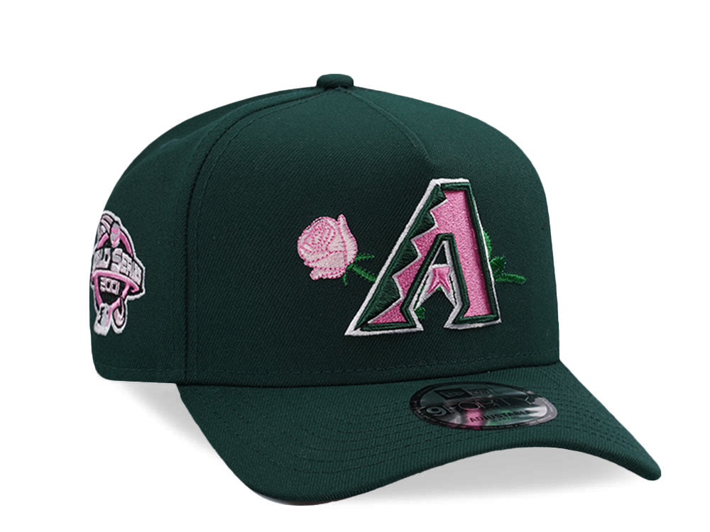 New Era Arizona Diamondbacks World Series 2001 Dark Green Prime Edition 9Forty A Frame Snapback Gorra