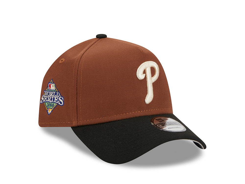 New Era Philadelphia Phillies World Series 2008 Harvest Two Tone 9Forty A Frame Snapback Gorra