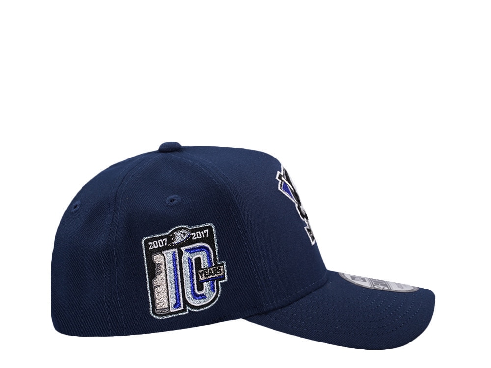 New Era Anaheim Ducks 10th Anniversary Ocean Blue Prime Edition 9Forty A Frame Snapback Gorra