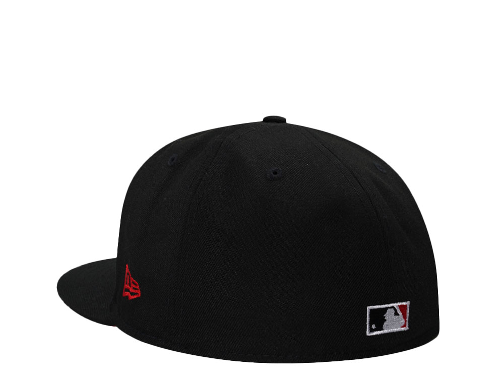 New Era Chicago White Sox Comiskey Park 75 Years Black and Red Edition 59Fifty Fitted Gorra