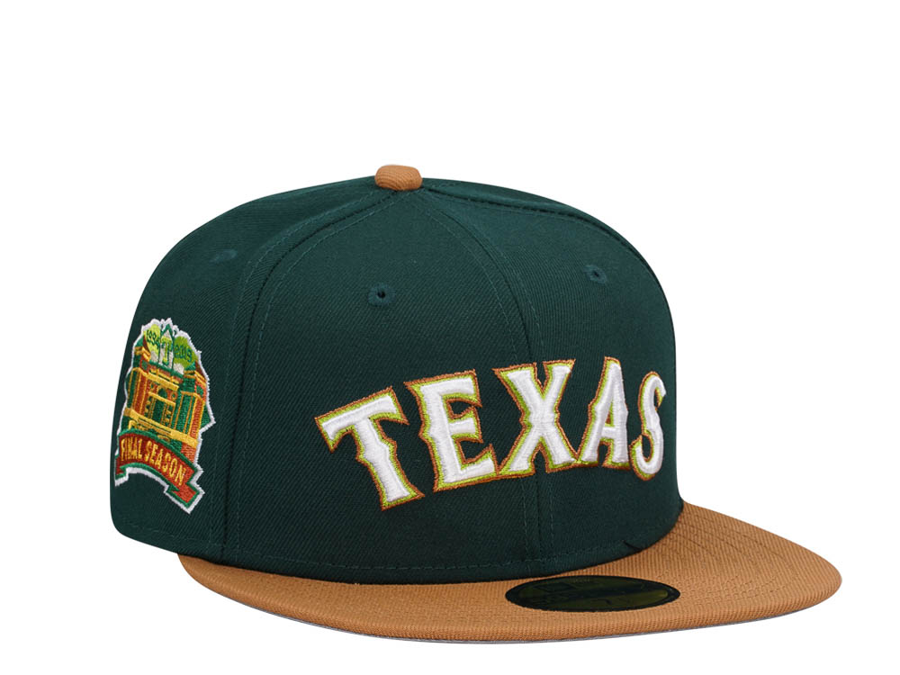 New Era Texas Rangers Final Season Script Two Tone Edition 59Fifty Fitted Gorra