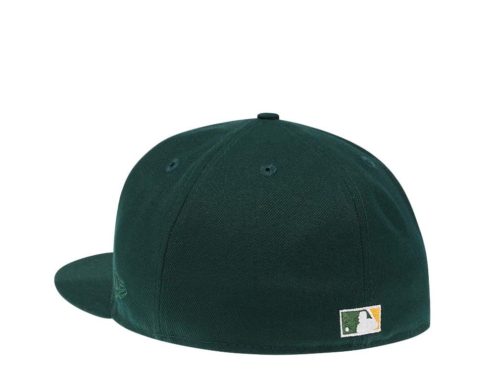 New Era Oakland Athletics 40th Anniversary Dark Green Color Team Edition 59Fifty Fitted Gorra