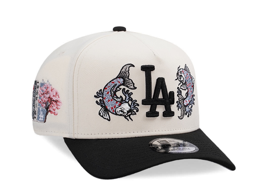 New Era Los Angeles Dodgers Tokyo Series Chrome Two Tone Edition 9Forty A Frame Snapback Gorra