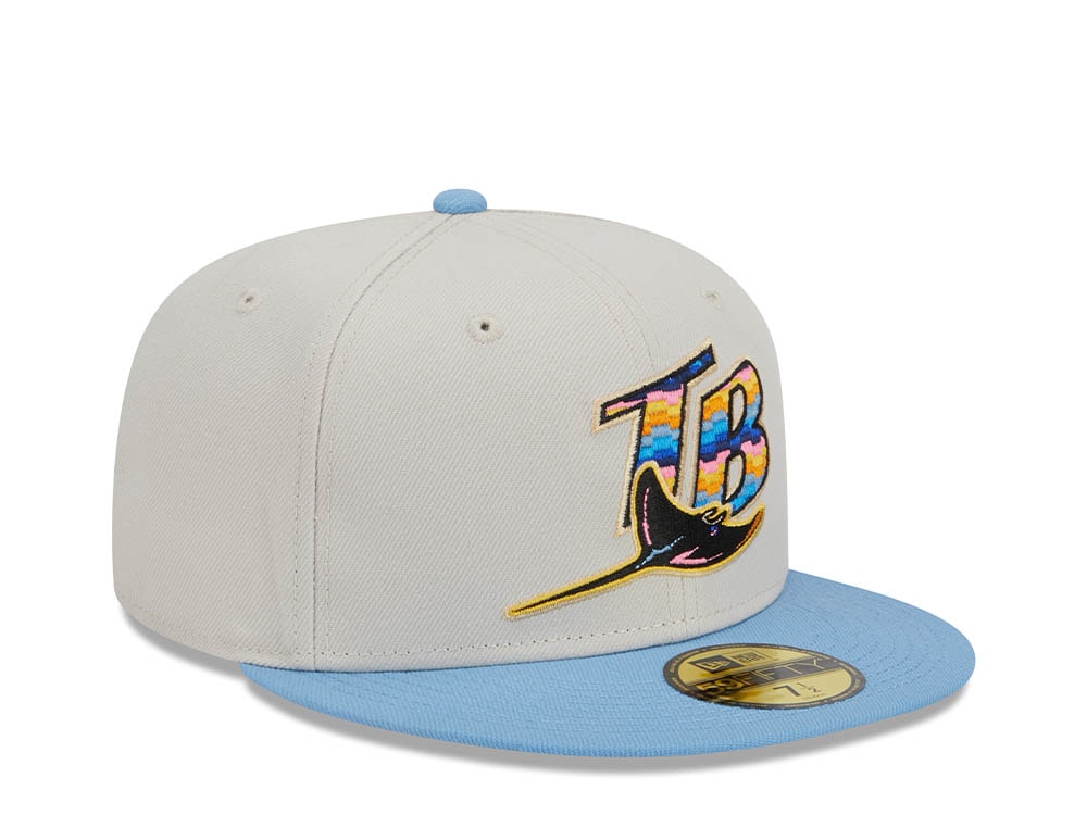New Era Tampa Bay Rays Beachfront Stone Two Tone Edition 59Fifty Fitted Gorra