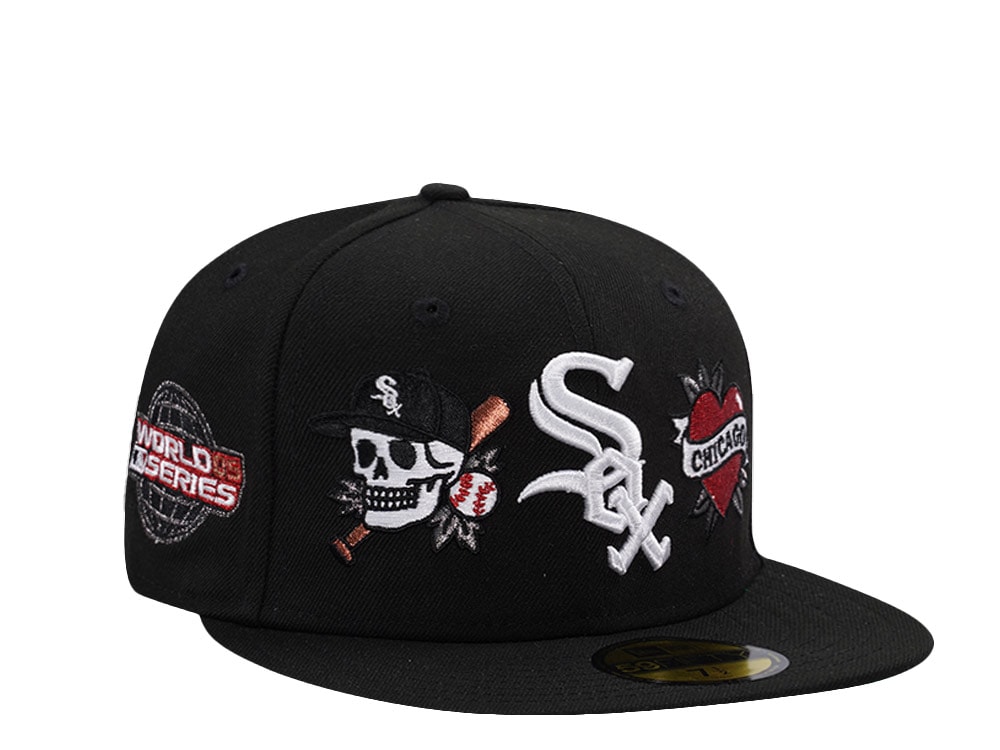 New Era Chicago White Sox World Series 2005 Tattoo Black Prime Edition 59Fifty Fitted Gorra