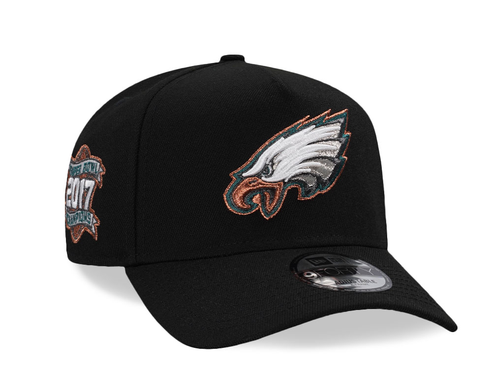 New Era Philadelphia Eagles Super Bowl Champions 2017 Prime Edition 9Forty A Frame Snapback Gorra