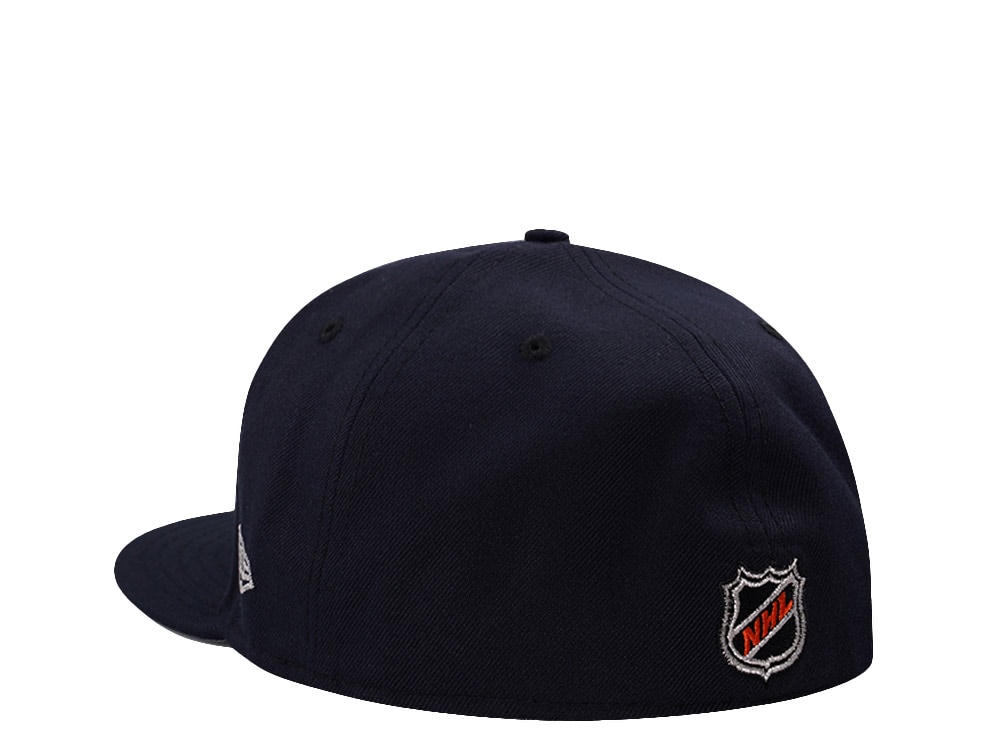 New Era Edmonton Oilers 25th Anniversary Navy Prime Edition 59Fifty Fitted Gorra