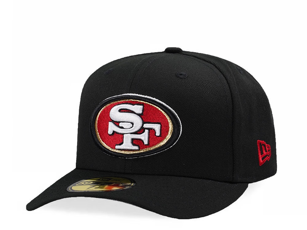 New Era San Francisco 49ers Black Classic Edition Pre Curved 59Fifty Fitted Gorra