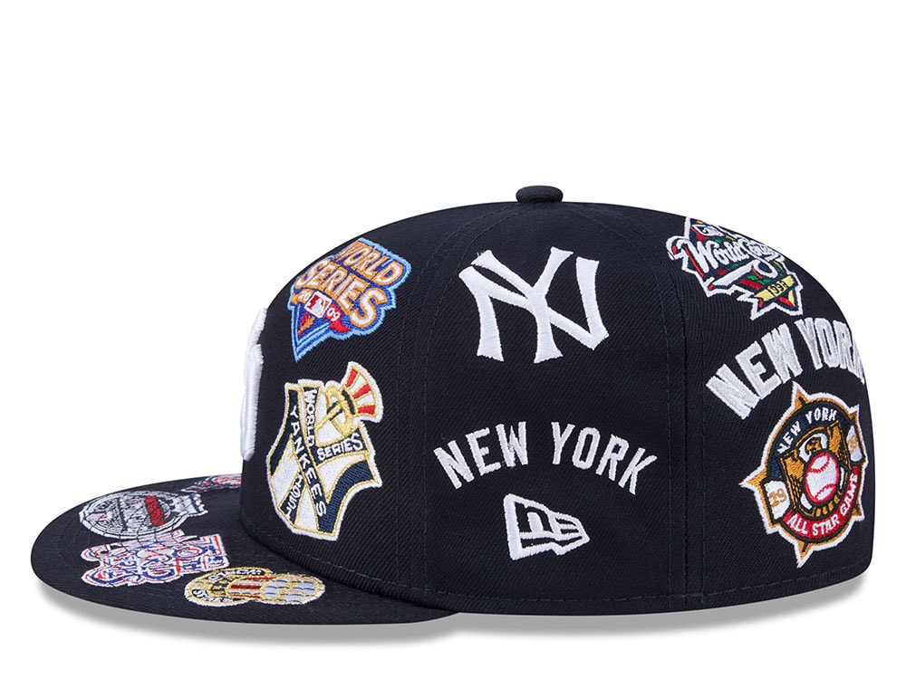 New Era New York Yankees All Over Navy Edition 59Fifty Fitted Gorra