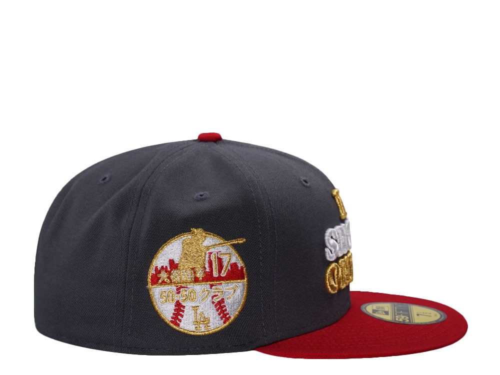 New Era Los Angeles Dodgers Shohei Ohtani Gray Two Tone Edition 59Fifty Fitted Gorra