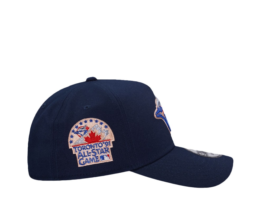 New Era Toronto Blue Jays All Star Game 1991 Navy Prime Edition 9Forty A Frame Snapback Gorra