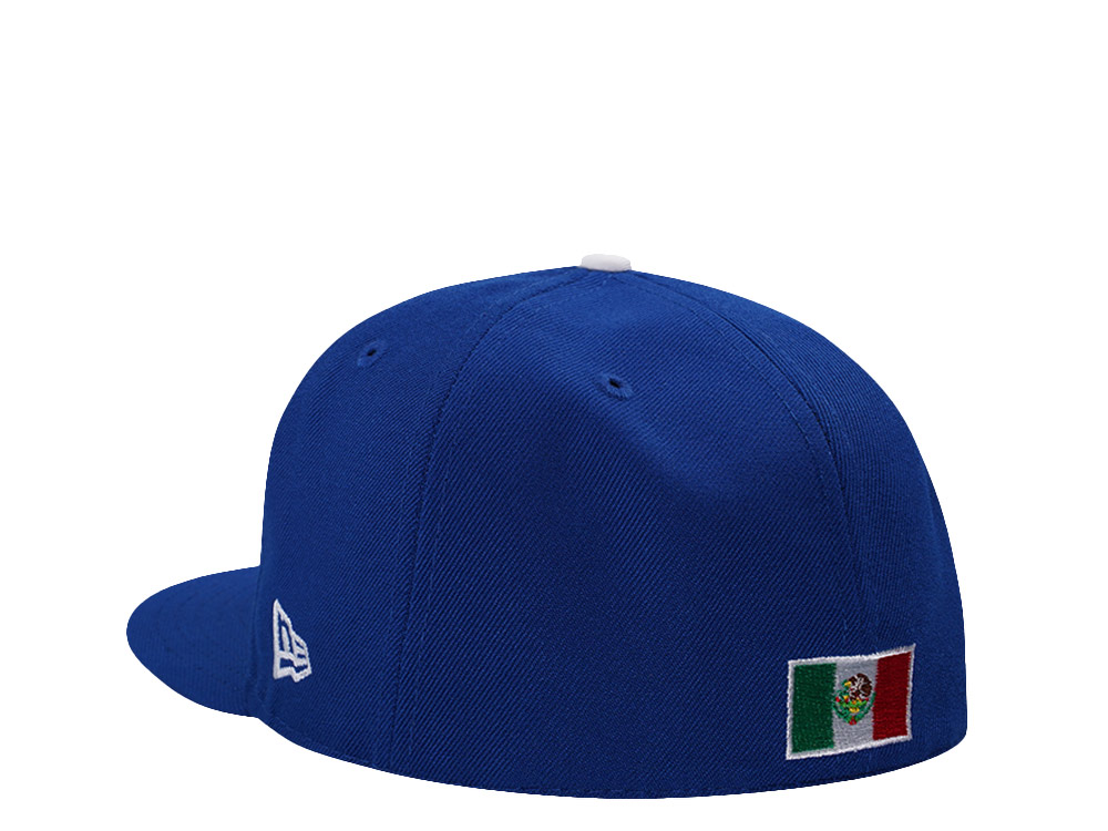 New Era Mexico Warrior Royal Blue Prime Edition 59Fifty Fitted Gorra
