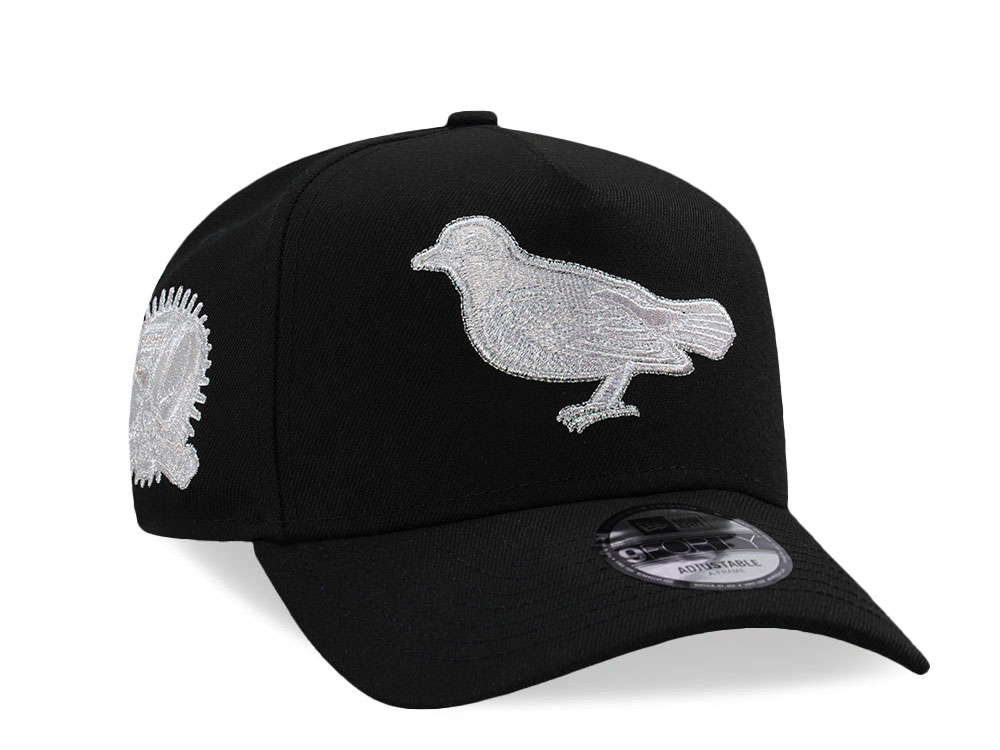 New Era Baltimore Orioles 50th Anniversary Black Metallic Edition 9Forty A Frame Snapback Gorra