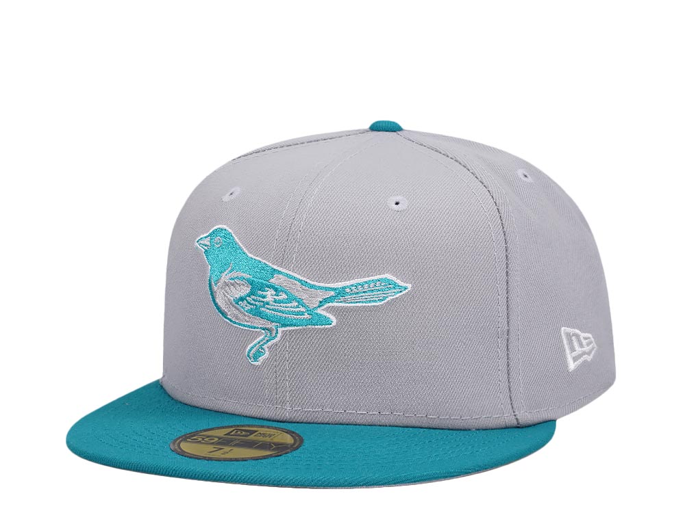New Era Baltimore Orioles Gray Aqua Two Tone Edition 59Fifty Fitted Gorra