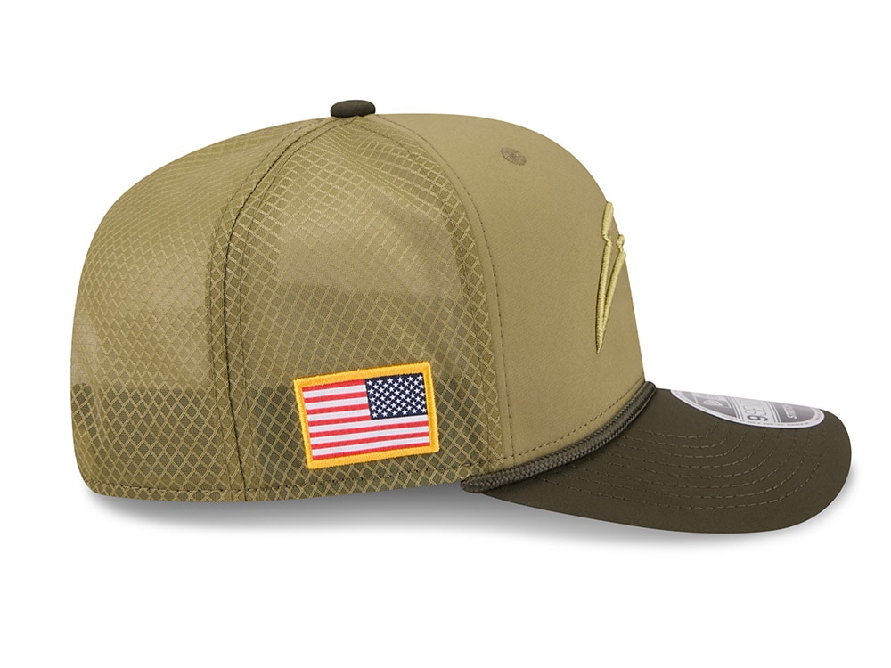 New Era Los Angeles Chargers Salute To Service 2025 9Seventy Snapback Gorra