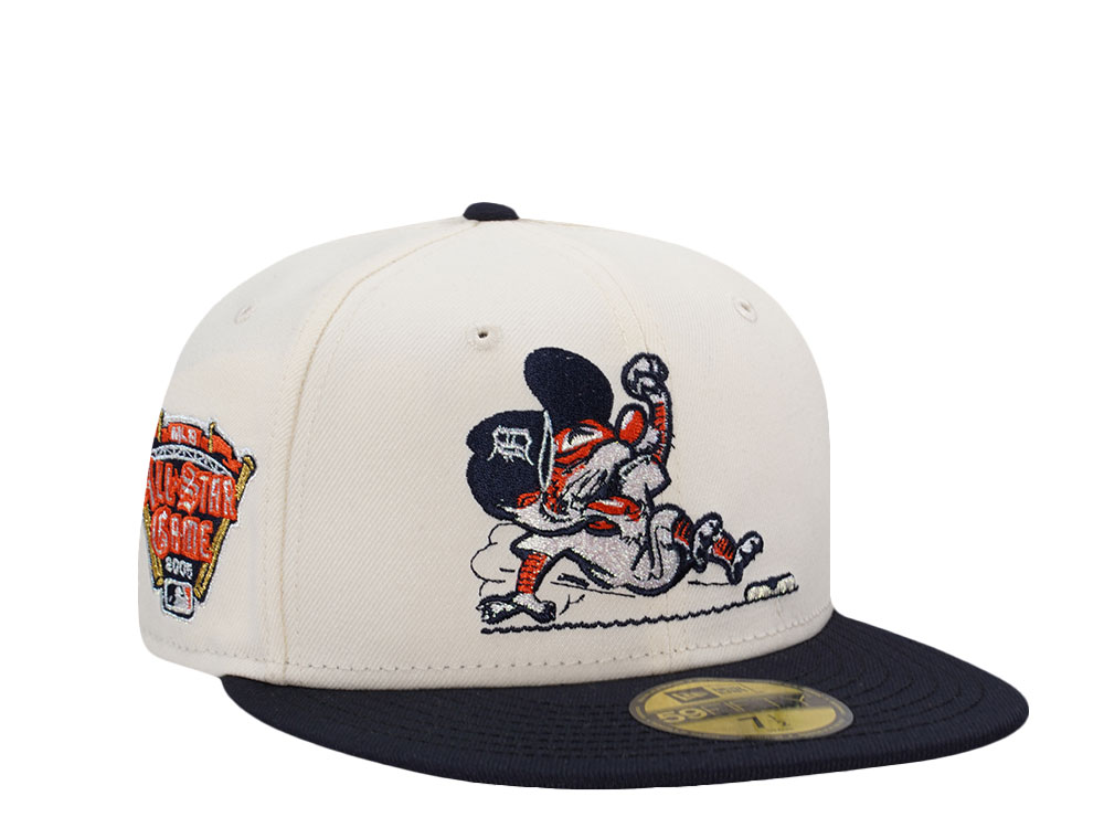 New Era Detroit Tigers All Star Game 2005 Chrome Two Tone Edition 59Fifty Fitted Gorra