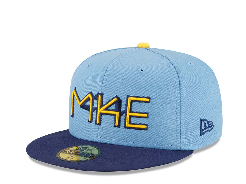 New Era Milwaukee Brewers Authentic City Connect 59Fifty Fitted Gorra