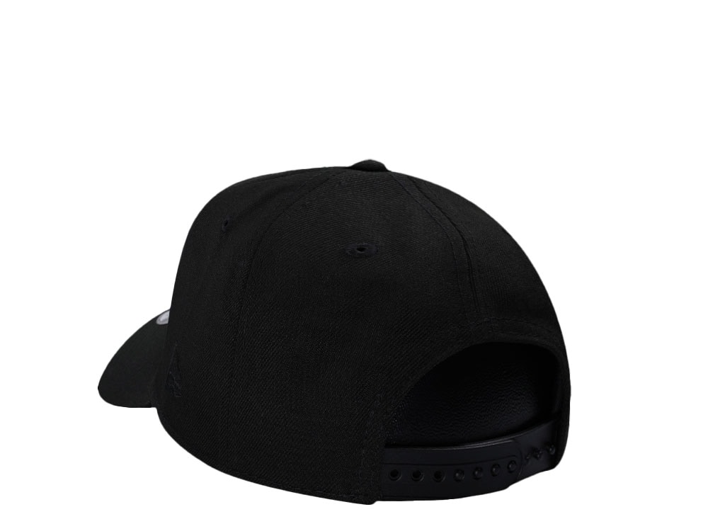 New Era Oakland Athletics 50th Anniversary Black On Black 9Forty A Frame Snapback Gorra