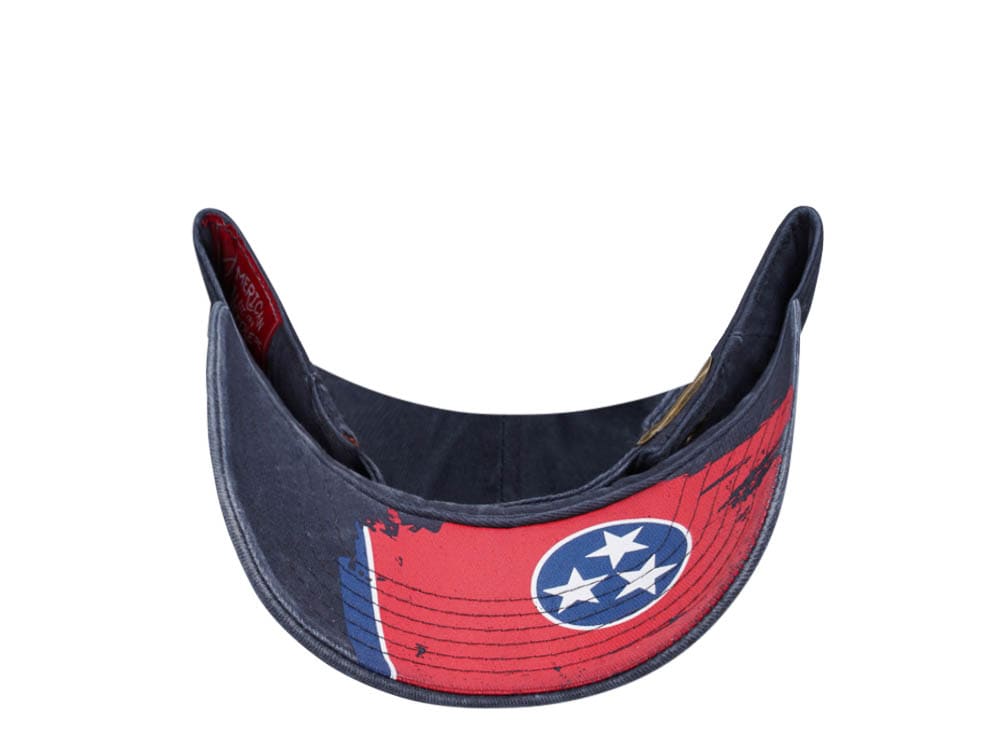 American Needle Nashville New Raglin Navy Vintage Casual Strapback Gorra