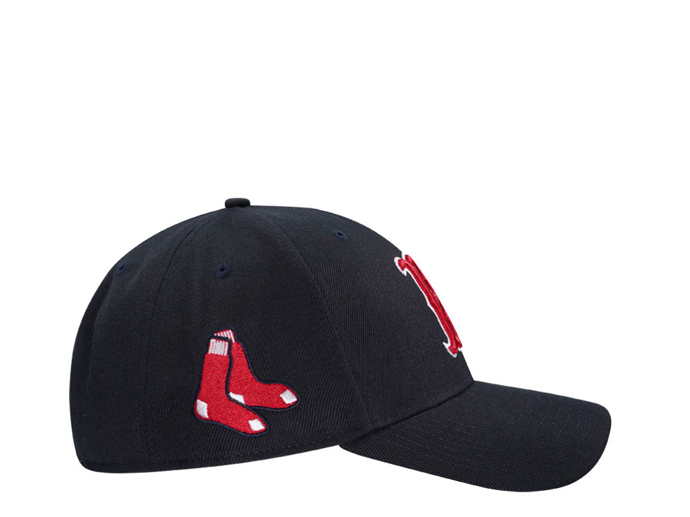 47Brand Boston Red Sox Navy Sure Shot MVP Snapback Gorra