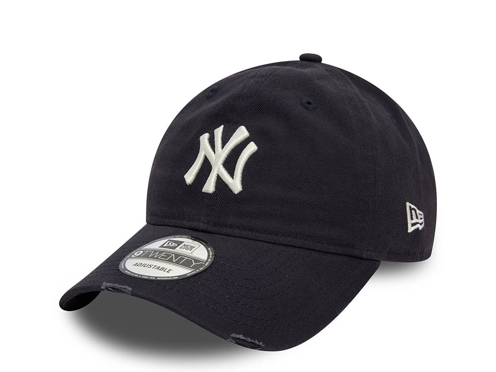 New Era New York Yankees Distressed Navy 9Twenty Snapback Gorra