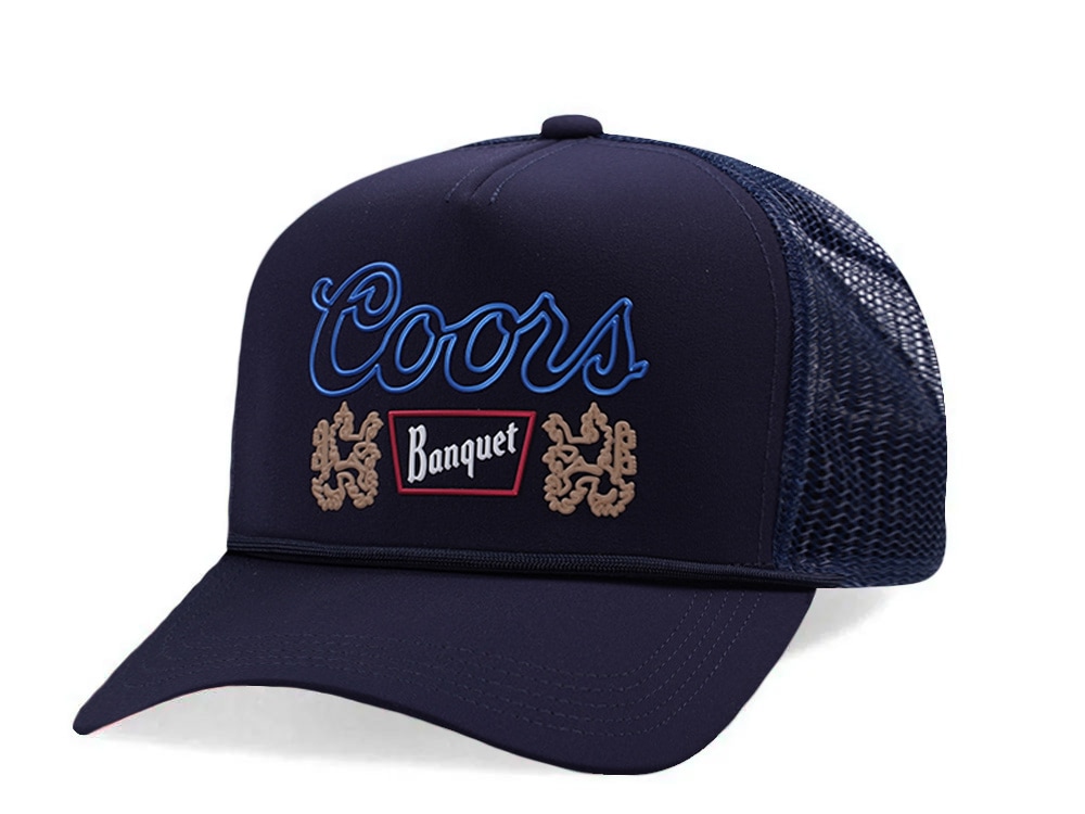 American Needle Coors Fremont Navy Edition Trucker Snapback Gorra