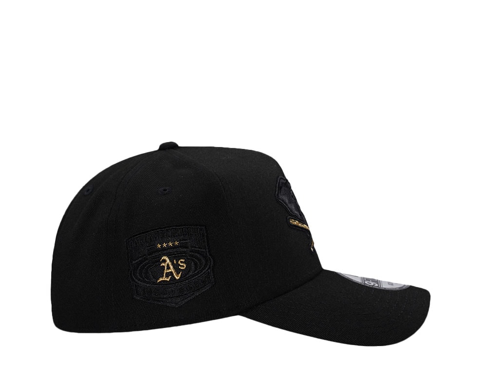New Era Oakland Athletics Coliseum Black Out Prime Edition 9Forty A Frame Snapback Gorra
