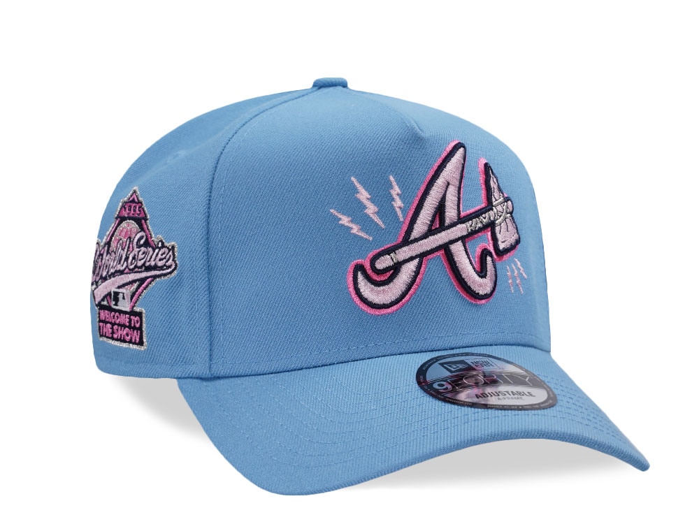 New Era Anaheim Angels 35th Anniversary Sky Pink Prime Edition 9Forty A Frame Snapback Gorra