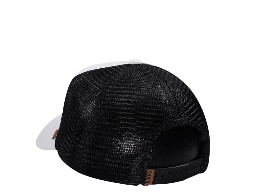 Djinns Cotton Knit White Trucker Snapback Gorra