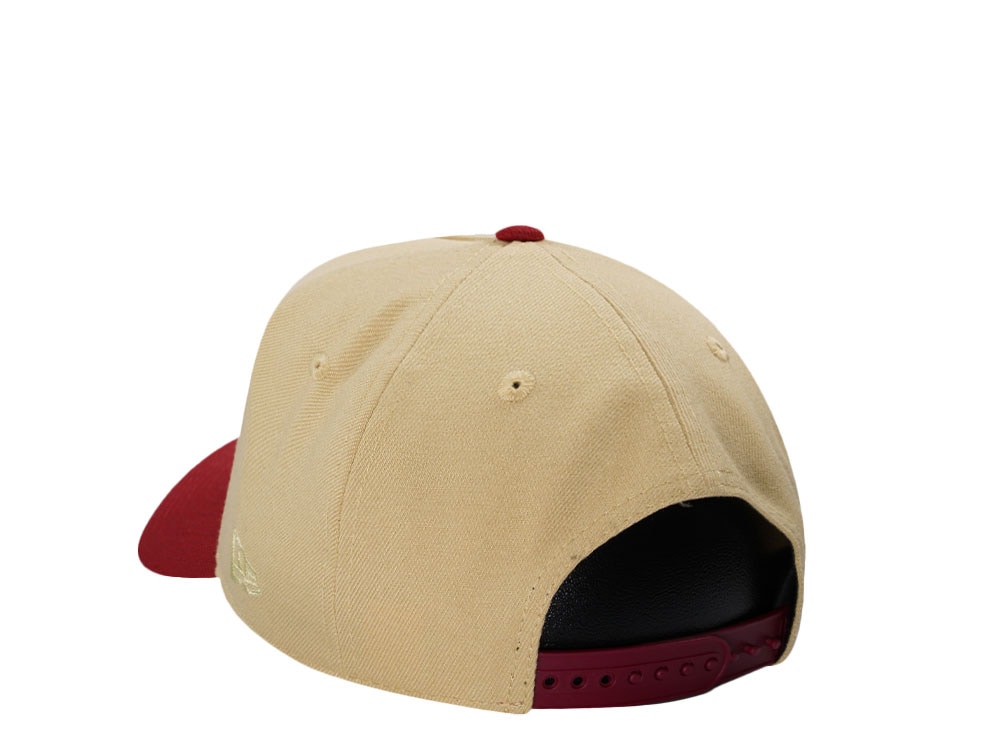 New Era El Paso Chihuahuas Vegas Gold Two Tone Edition 9Forty A Frame Snapback Gorra