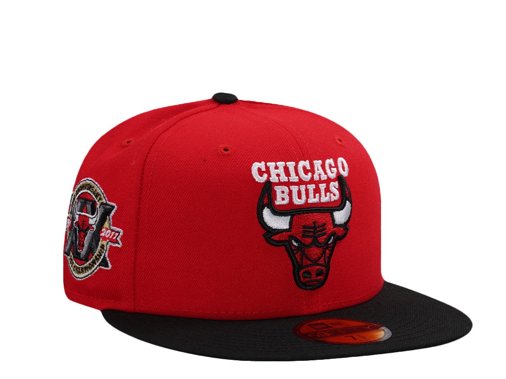 New Era Chicago Bulls 20th Anniversary Red Two Tone Edition 59Fifty Fitted Gorra