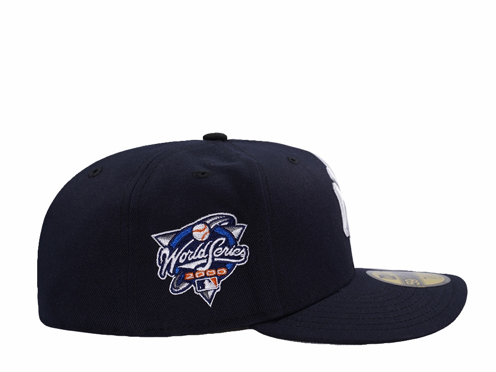 New Era New York Yankees World Series 2000 Navy Prime Edition Pre Curved 59Fifty Fitted Gorra