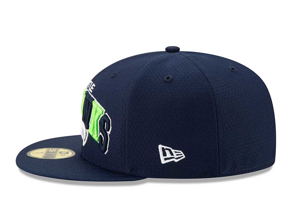 New Era Seattle Seahawks Sideline Cap Home 59Fifty Fitted Gorra