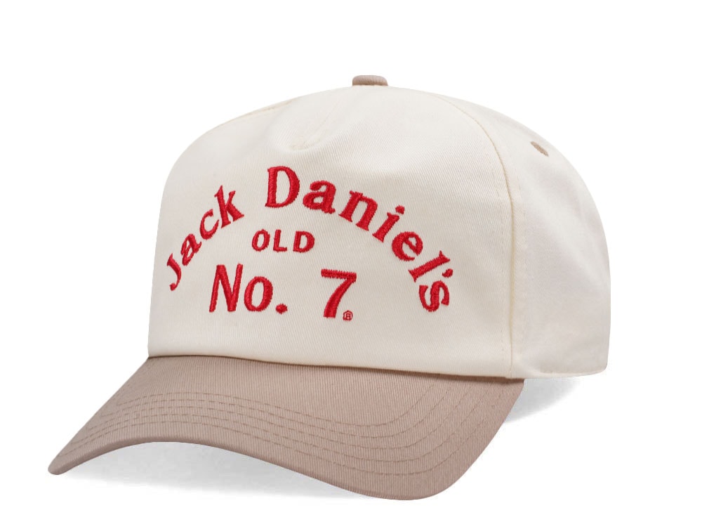 American Needle Jack Daniels Roscoe Ivory Snapback Gorra