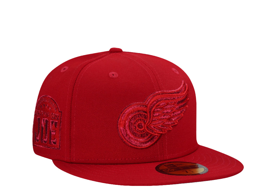 New Era Detroit Red Wings Metallic Farewell the Joe  Red Prime Edition 59Fifty Fitted Gorra