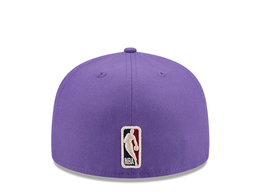 New Era Los Angeles Lakers HWC 50th Anniversary Purple 59Fifty Fitted Gorra