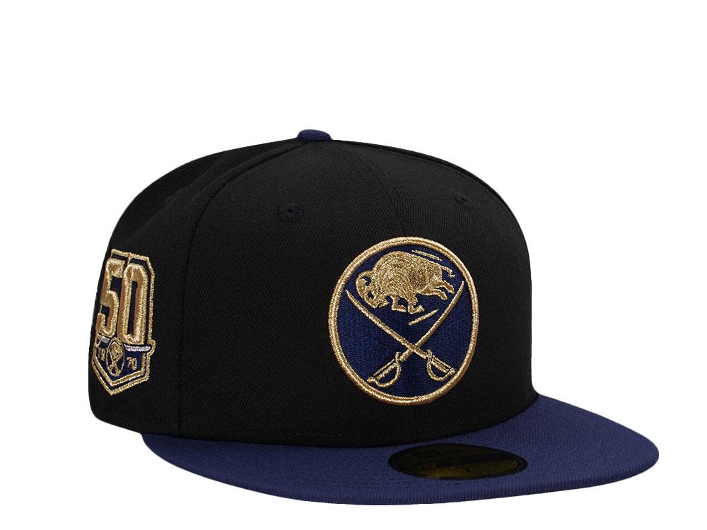 New Era Buffalo Sabres 50th Anniversary Black Two Tone Edition 59Fifty Fitted Gorra