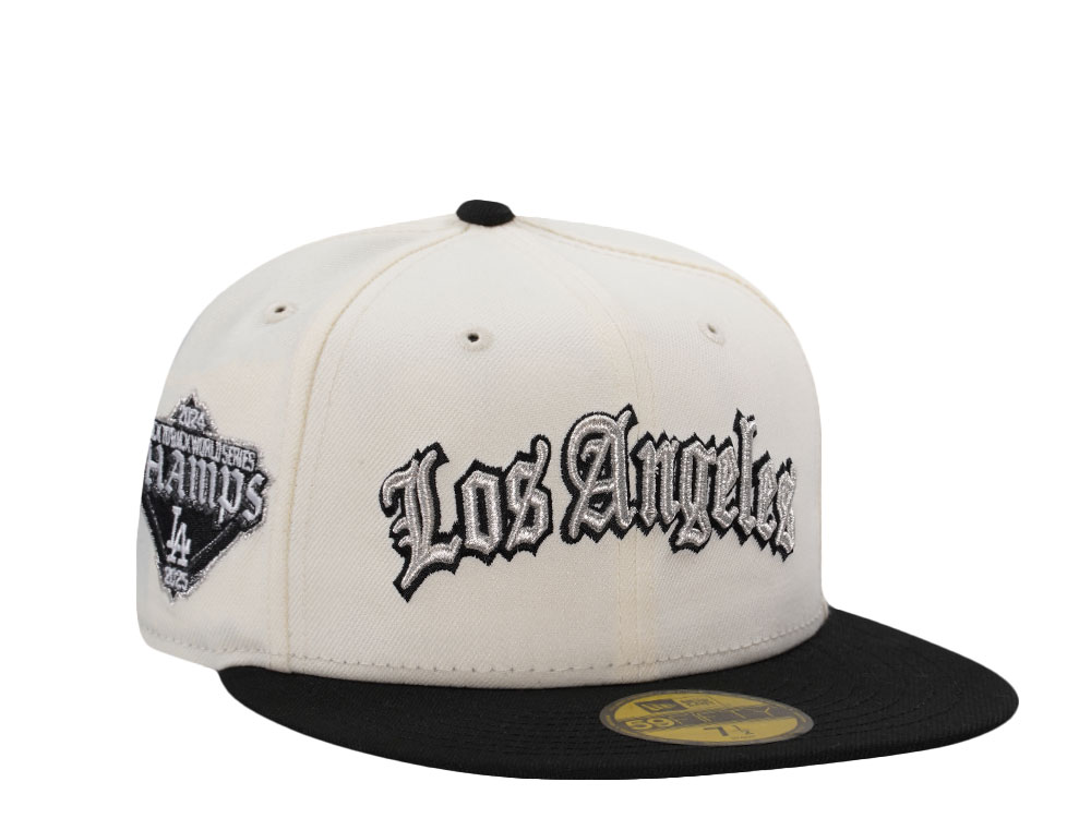 New Era Los Angeles Dodgers World Series 2025 Chrome Two Tone Edition 59Fifty Fitted Gorra