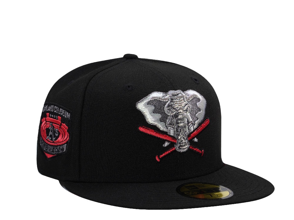 New Era Oakland Athletics Coliseum Black Prime Edition 59Fifty Fitted Gorra